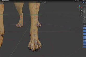 rig your 3d models in blender for game engines or animation,facial rigging,ik fk