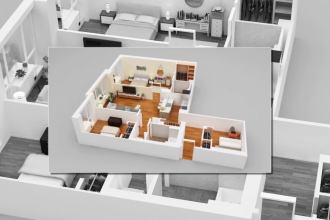 create 3d floor plan, interior, exterior and product