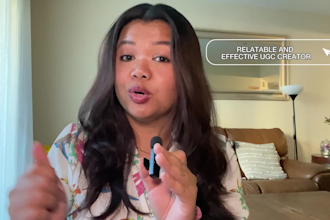 be your female ugc creator for tech and insurance brands