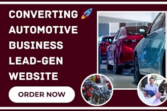 generate moving car dealership leads auto dealer car rental used cars website