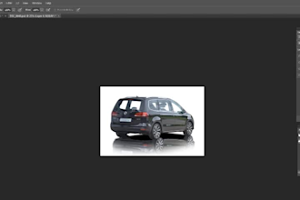 car reflection and shadow backgrounding change