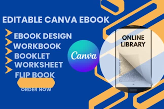 design editable canva ebook workbook booklet flipbook worksheet lookbook
