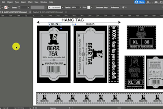 design custom clothing tag hang tag clothing label