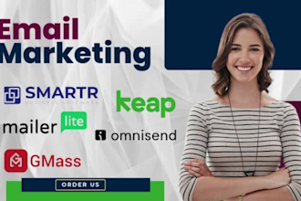 create an optimizied email campaign on keap smartr omnisend mailerlite