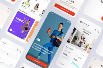 do fitness tracker app with analytics, health app, training app, workout gym app