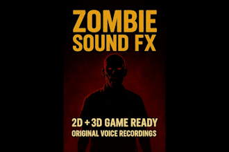 create original zombie sfx using for your game
