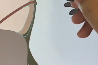 draw custom sexy anime girl clean vector style fast