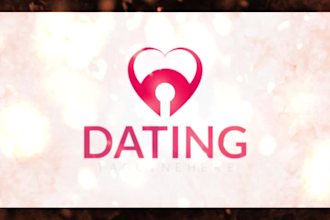 create a modern dating logo design for your brand