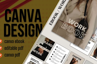 format, design canva ebook, editable canva, ebook pdfs, canva PDF, canva pro
