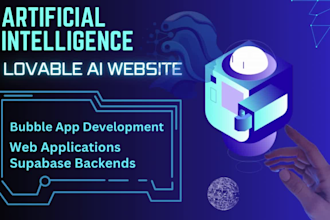 build your lovable ai website supabase or bubble web application