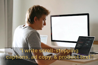 write scroll stopping captions ad copy product descriptions