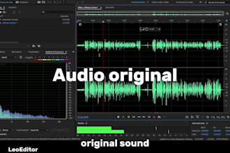 professionally clean and repair your audio for your projects