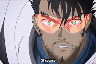 do 2d animation,2d music video ,2d lyrics vide0, anime fighting, kid video