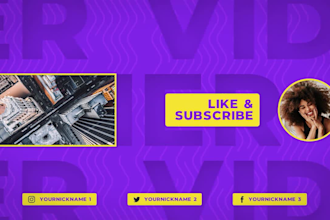 design end screen for your youtube TV channel