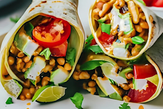 do realistic food photography using ai
