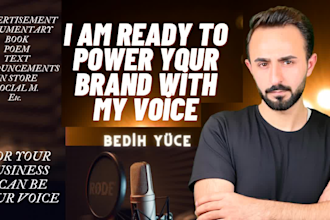 professional turkish audio book for you