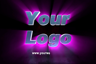 do amazing smoke logo intro video animation