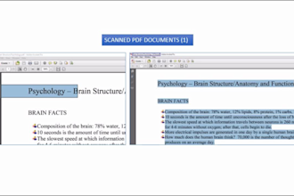 perform ocr and text recognition on scanned pdfs and images