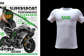 do car or motorcycle illustration for your tshirt, poster, etc