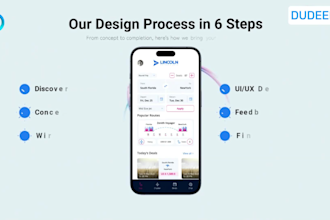 do mobile app UI UX designing in figma with prototypes and components