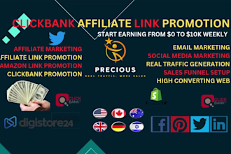 clickbank affiliate link promotion clickbank link promotion affiliate marketing