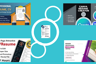 write professional resume, cover letter, and CV