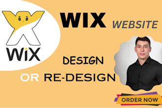 built wix website, redesign wix website professionally