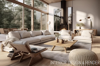 create interior and exterior 3d renders