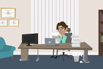 create an animated video in german