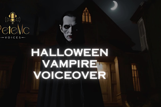 voice a halloween vampire for you