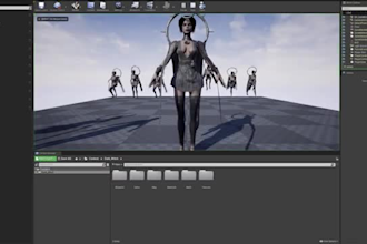 3d female tattooed character,game human model, dayz,ue5,3d roblox model,nsfw art