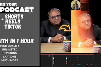 edit podcast into engaging short form clips