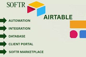 design a fully responsive softr webapp client portal job boards plus API
