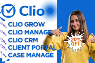 create your clio client portal CRM form law firm website case management law