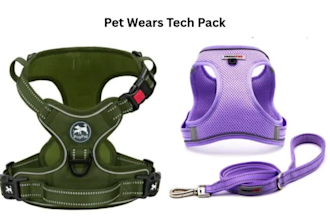design pet accessories like pet collar tech pack leashes dog harnesses tech pack