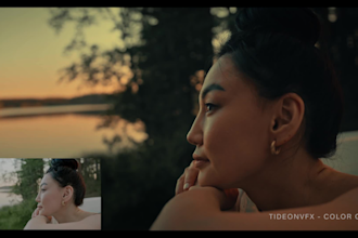 edit and color grade social media content