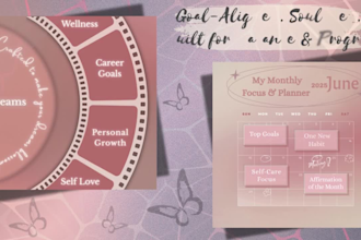 design premium minimalist canva journal kits for wellness