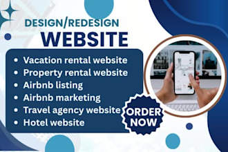 build vacation rental website, airbnb website hotel website lodgify hostaway