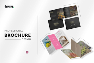 do professional bifold, trifold brochure design