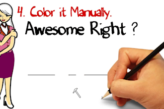 create professional custom whiteboard animation