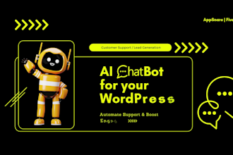 develop ai chatbot for wordpress to automate support