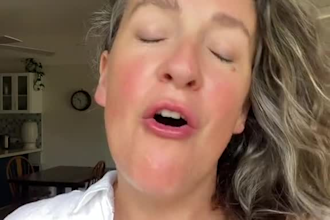 create ugc tiktok influencer unboxing video ads from a relatable middle age mom