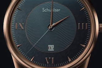 produce professional luxury watch 3d animation