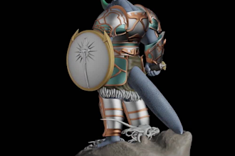 create 3d models and sculptures for 3d printing
