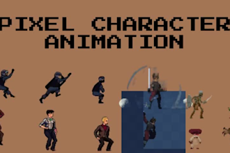 do pixel art sprite sheet 2d pixel asset pixel character pokemon sprite sheet