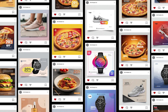 do social media product design and google ad banner design