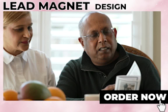 design PDF lead magnet brochure workbook checklist ebook infographics powerpoint