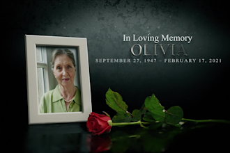 create funeral slideshow with your images and video clips