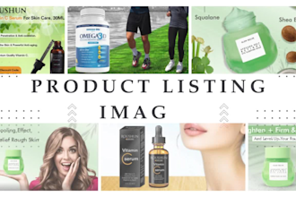design eye catching product listing images for ebay and amazon
