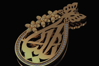 do 3d diamond custom name iced necklace, hip hop pendant